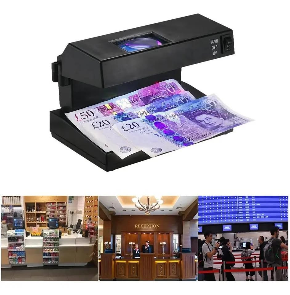Detector Ultravioleta De Billetes Falsos 3