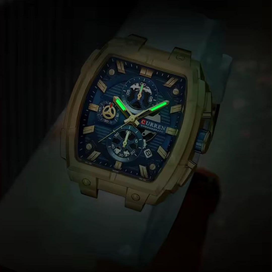 Reloj Curren 8488 Pulso Silicona  10