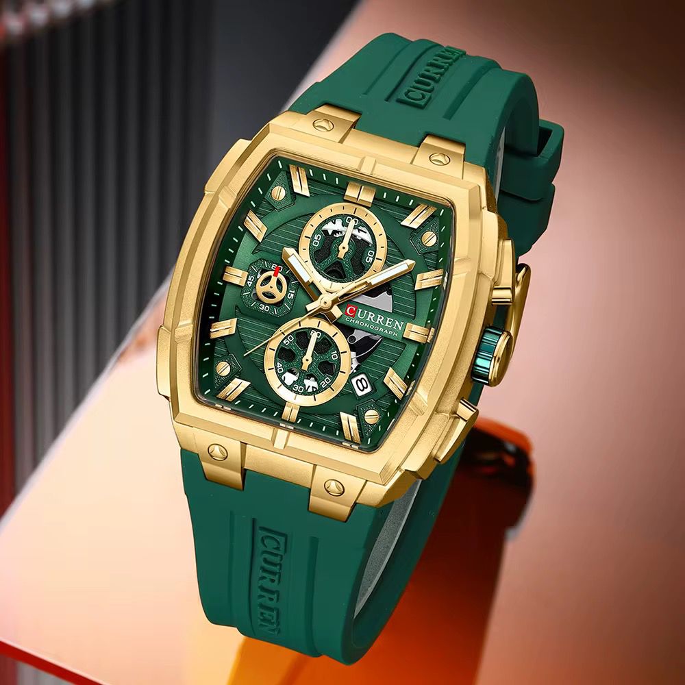 Reloj Curren 8488 Pulso Silicona  7