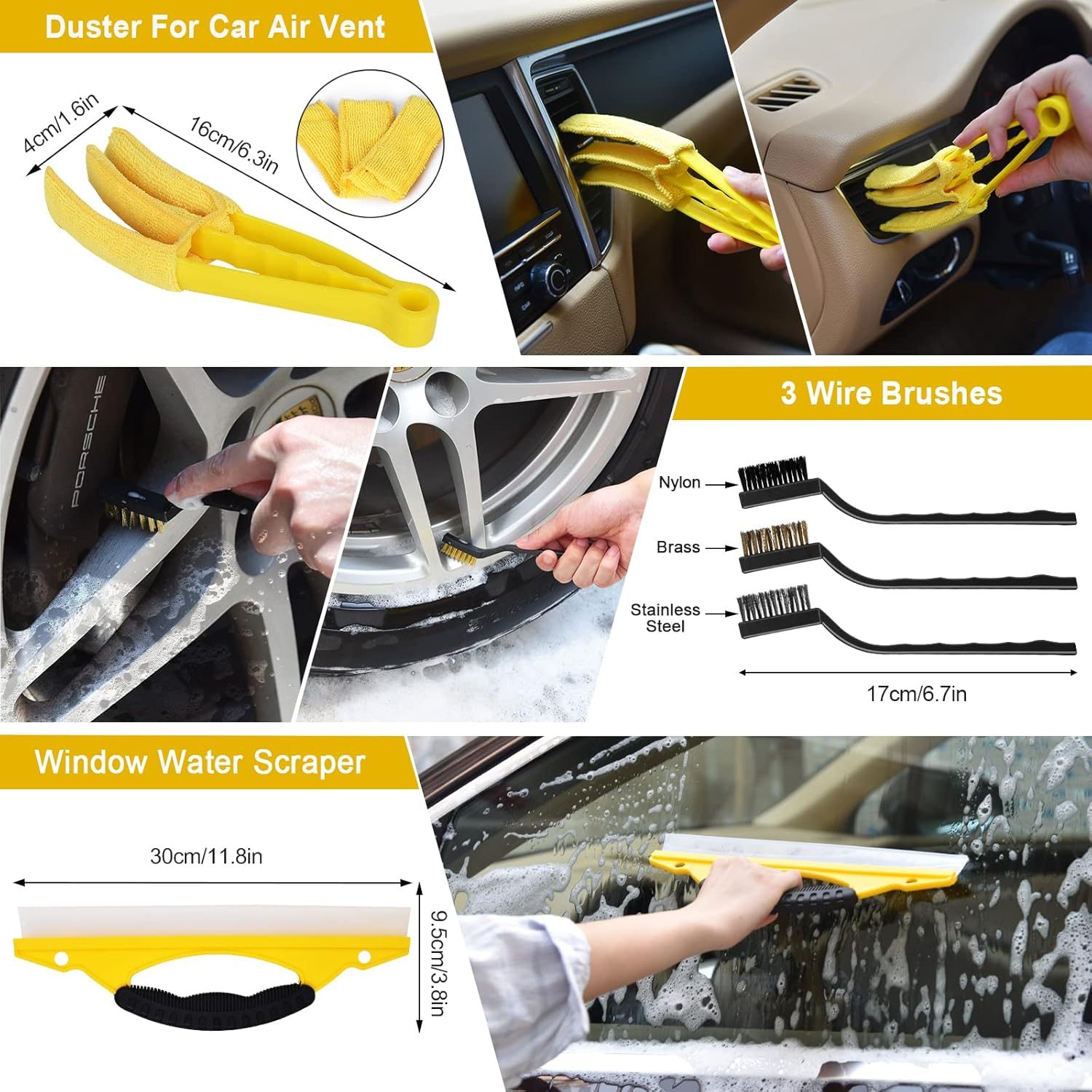 Kit De Limpieza 22 Pieza Carro 3