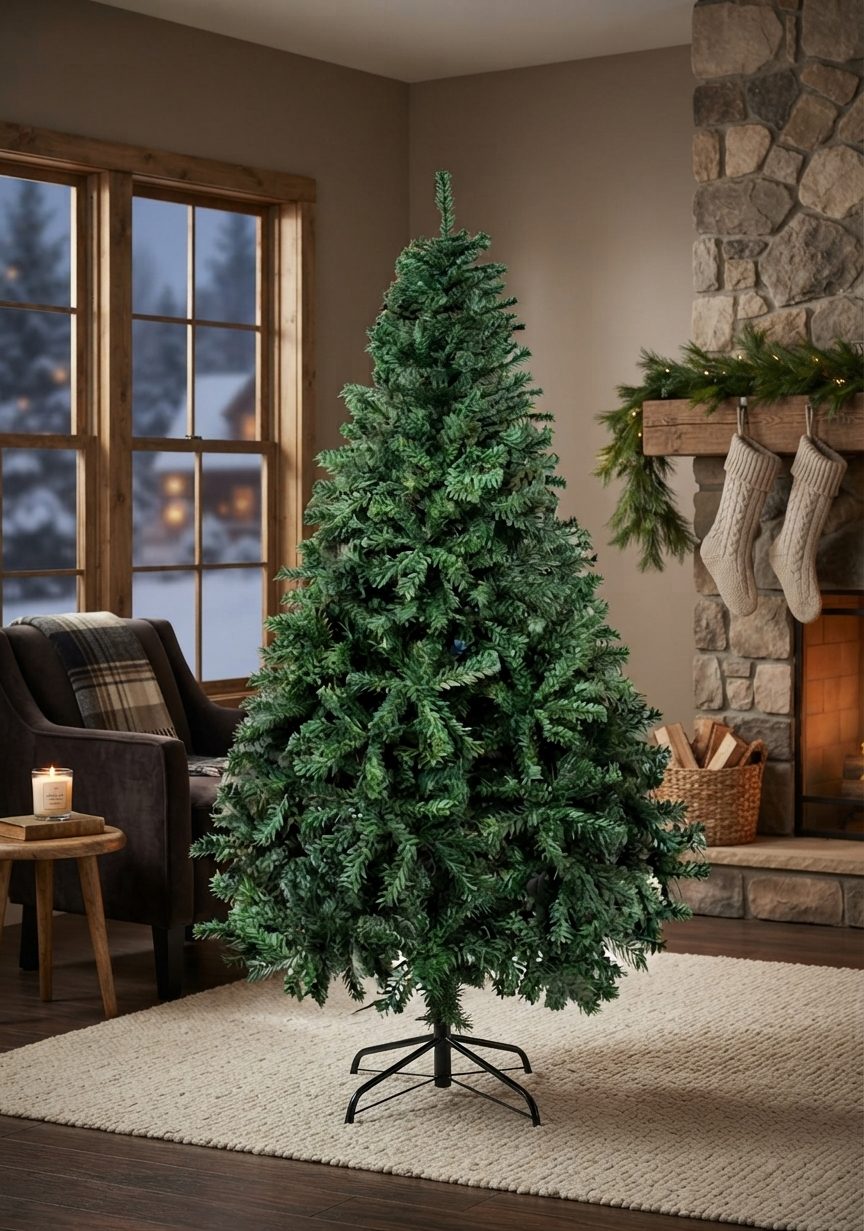 Árbol De Navidad Robusto 2.10 M Verde 
