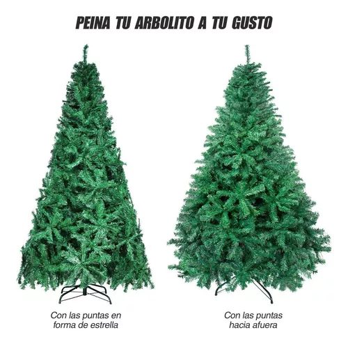 Árbol De Navidad Robusto 2.10 M Verde  5
