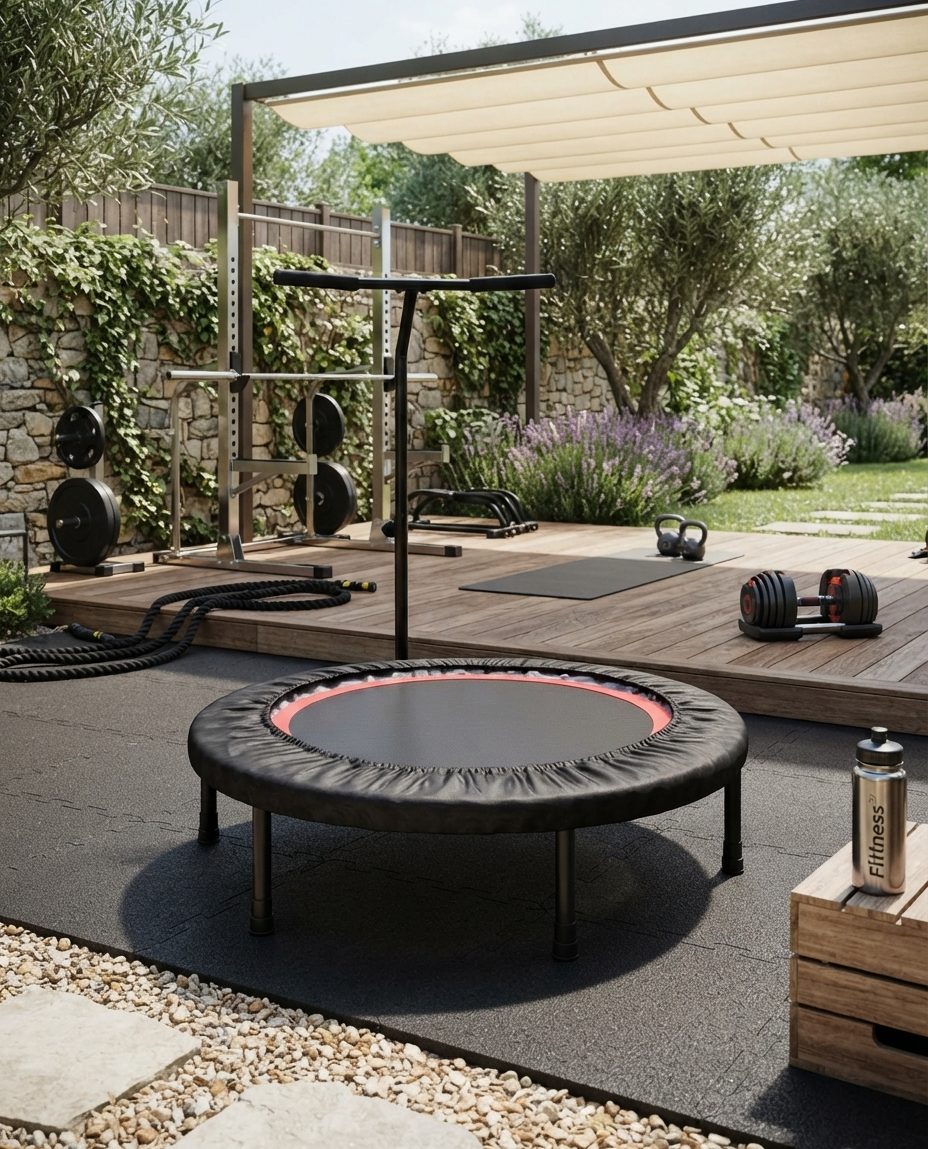 Trampolín Hacer Ejercicio Fitness Brinco