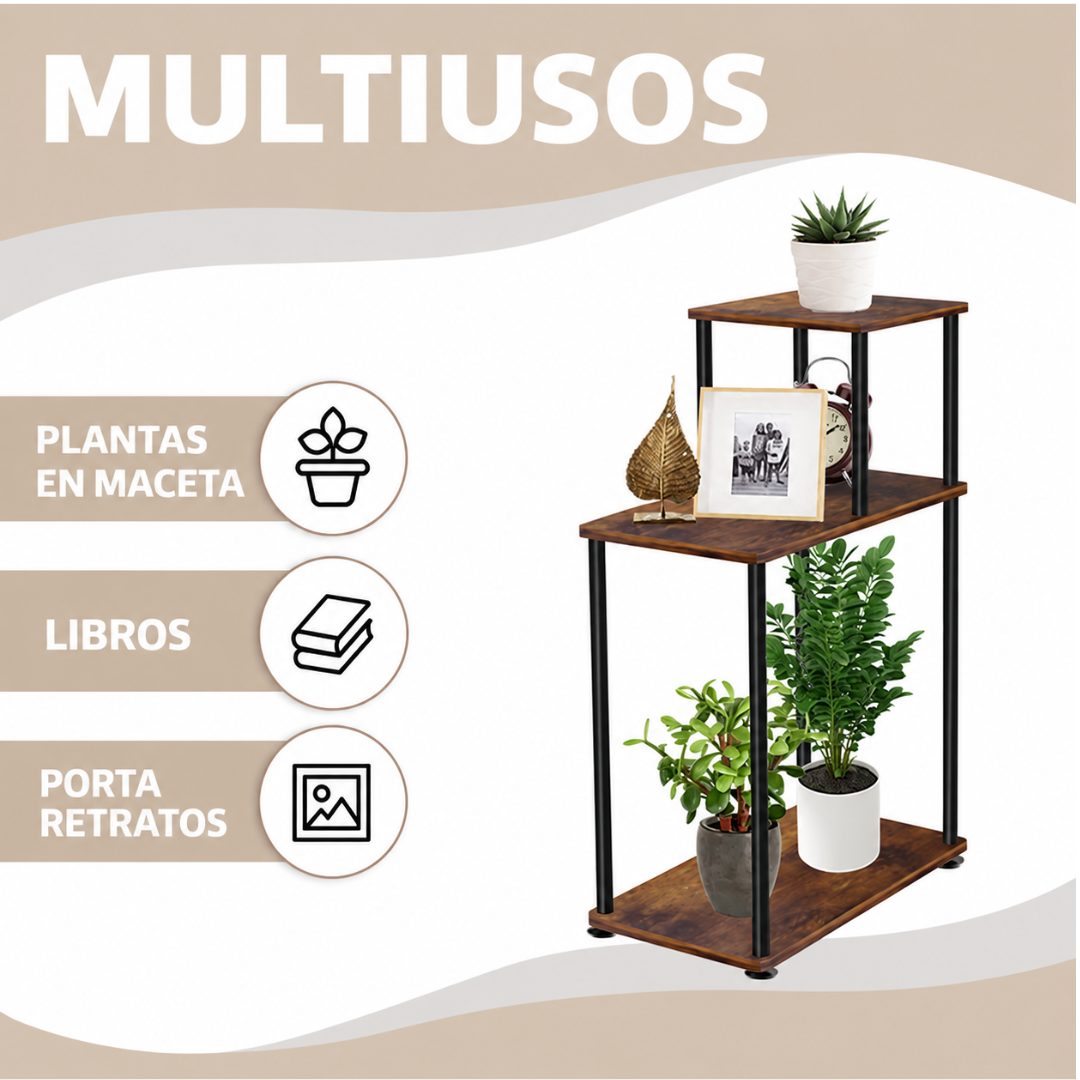 Estante Organizador Tres Niveles Metálico 3