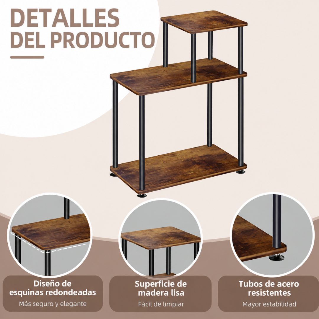 Estante Organizador Tres Niveles Metálico 4