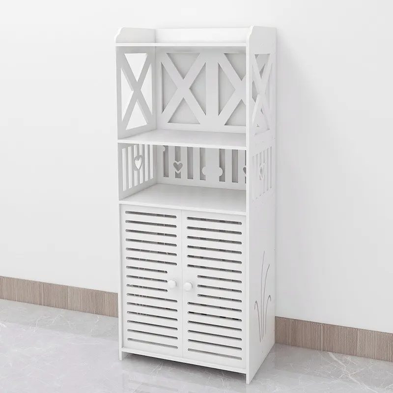 Mueble Estante Organizador Blanco Madera 3