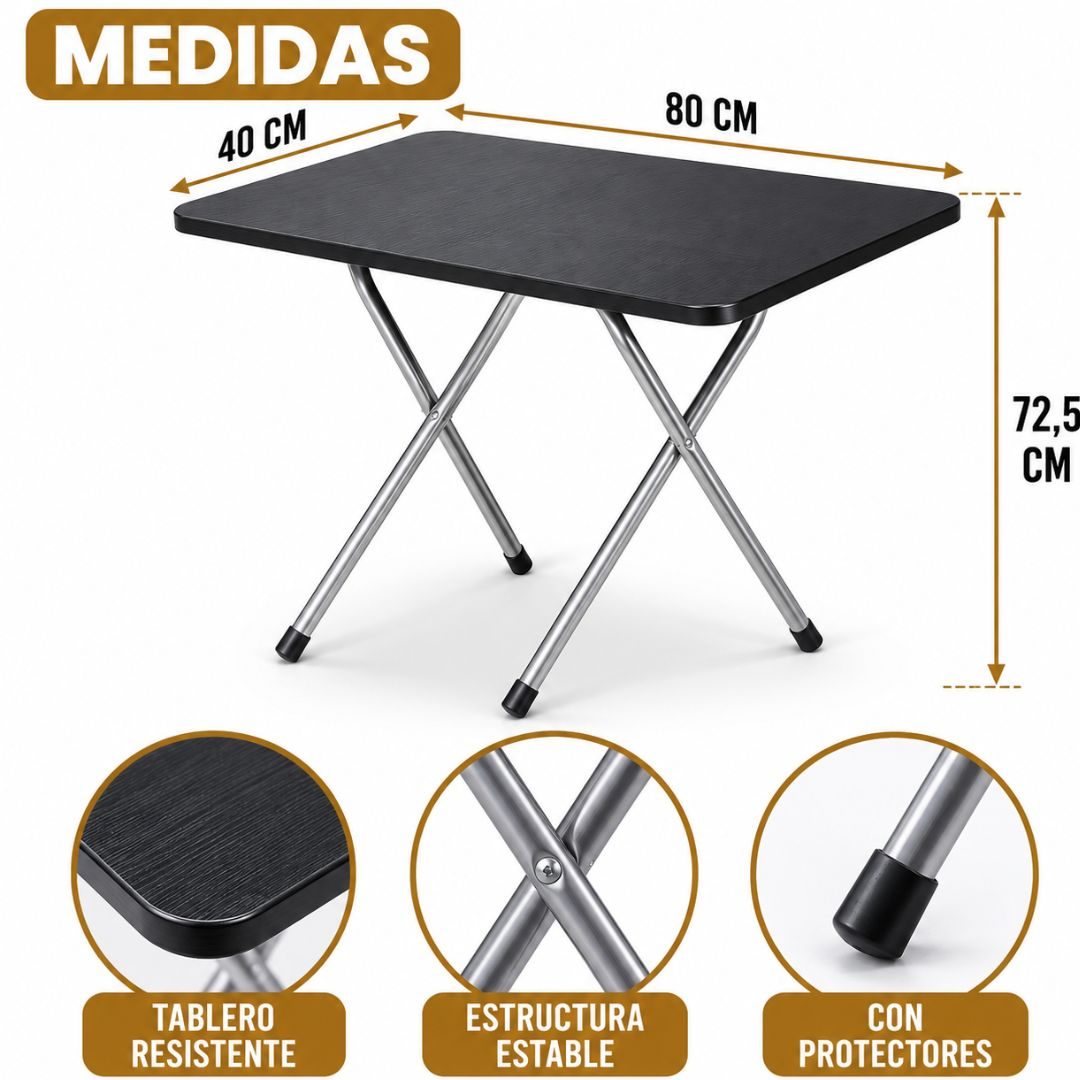 Combo X2 Mesas Plegables Multiusos 4