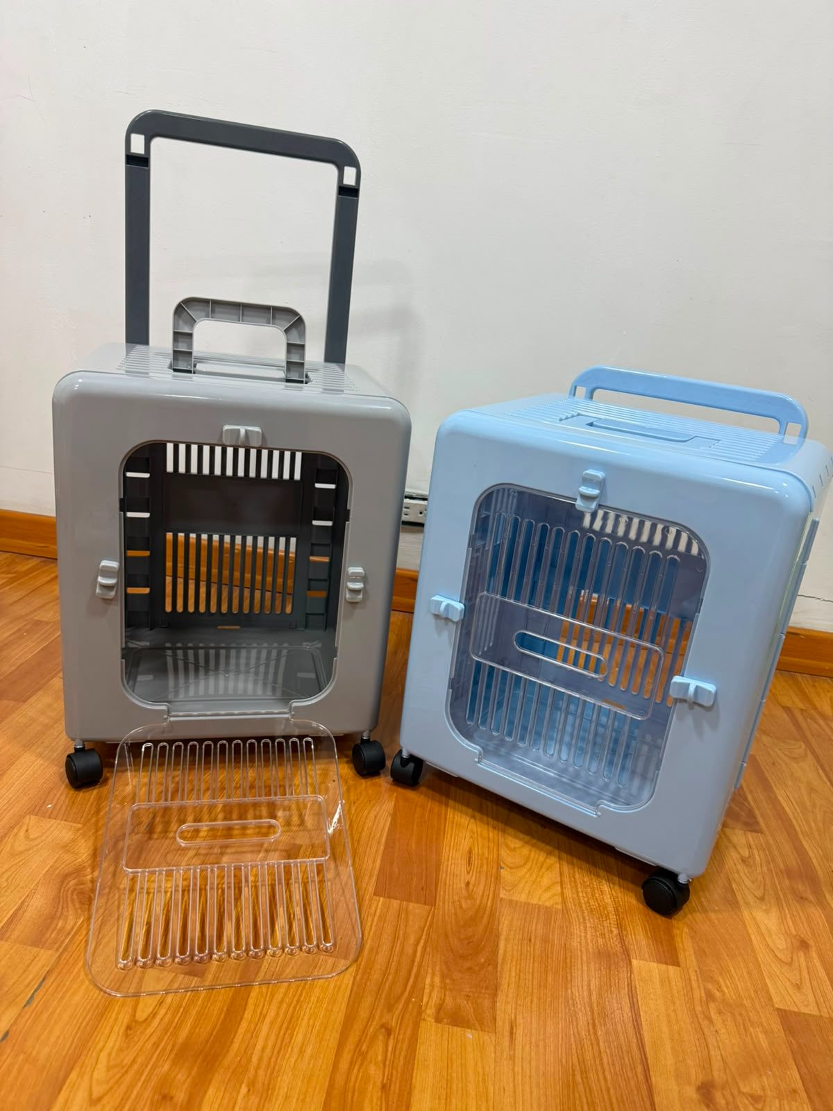 Guacal Maleta Para Mascotas Con Ruedas 4