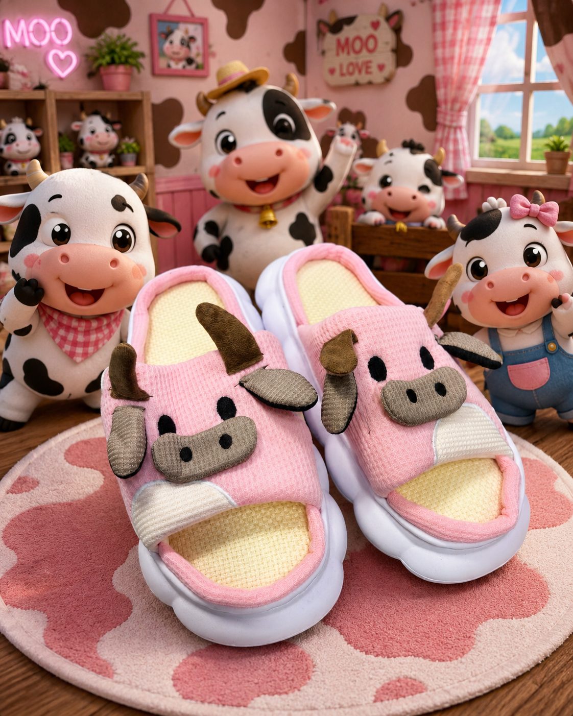 Pantuflas De Vaca