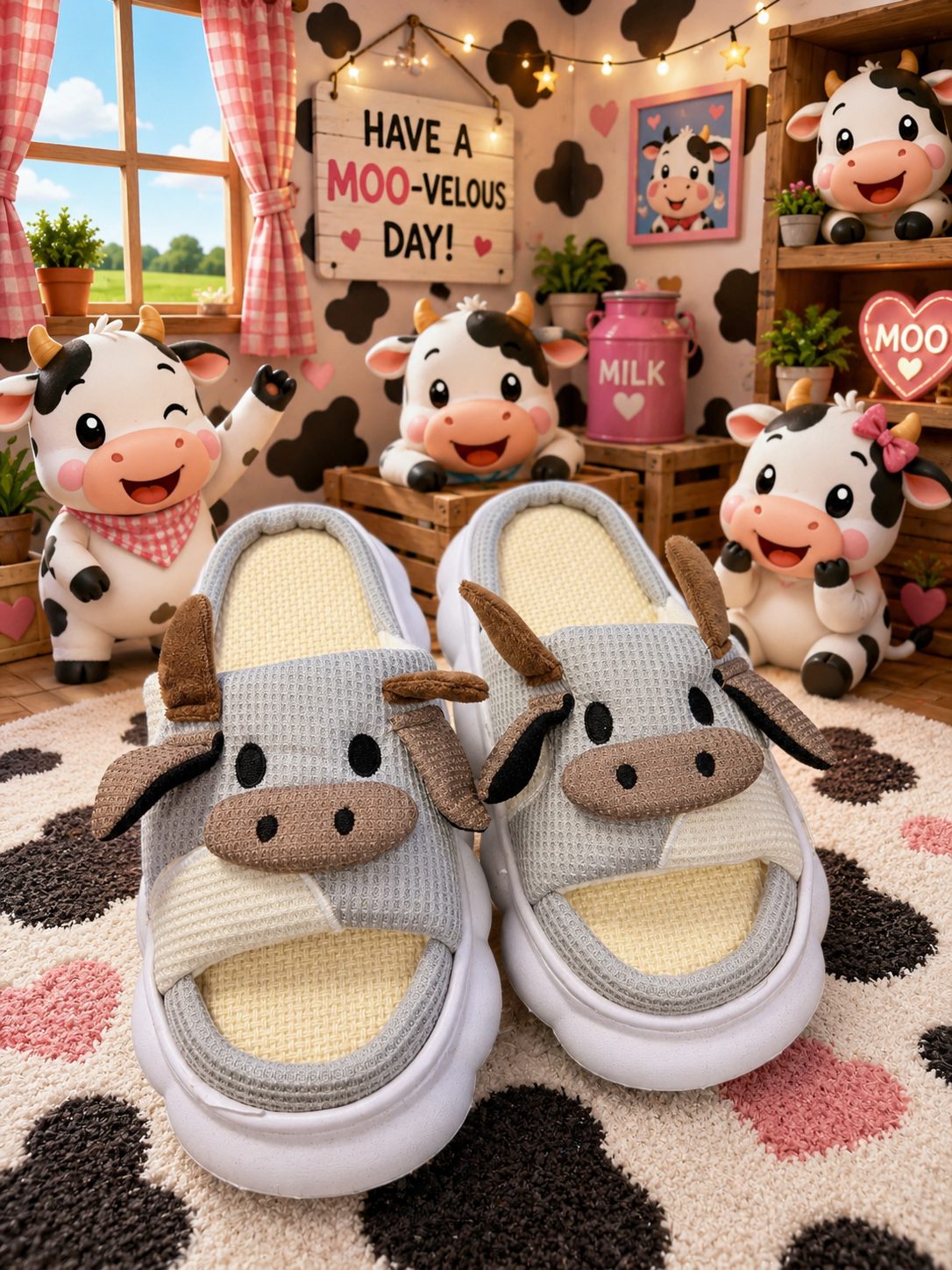 Pantuflas De Vaca