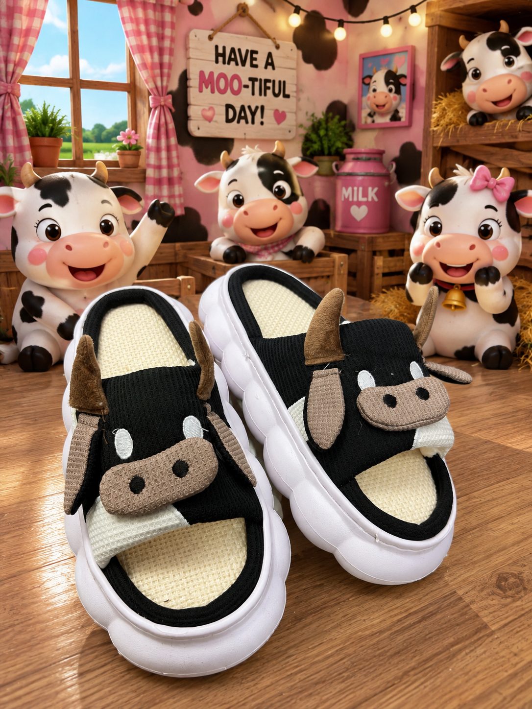 Pantuflas De Vaca 4