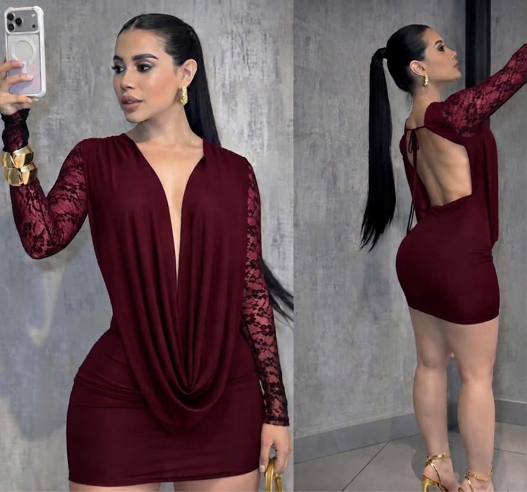 Vestido Blonda de Mujer 3
