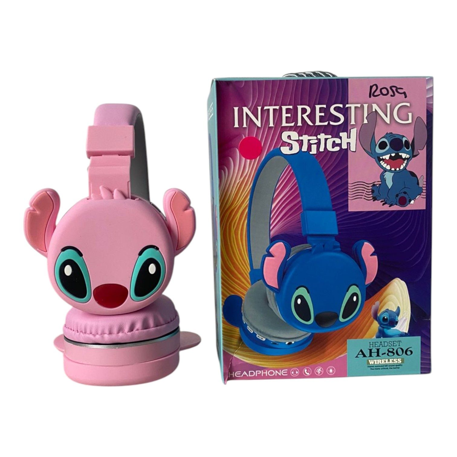 Audiófonos Diadema Bluetooth De Stitch 3
