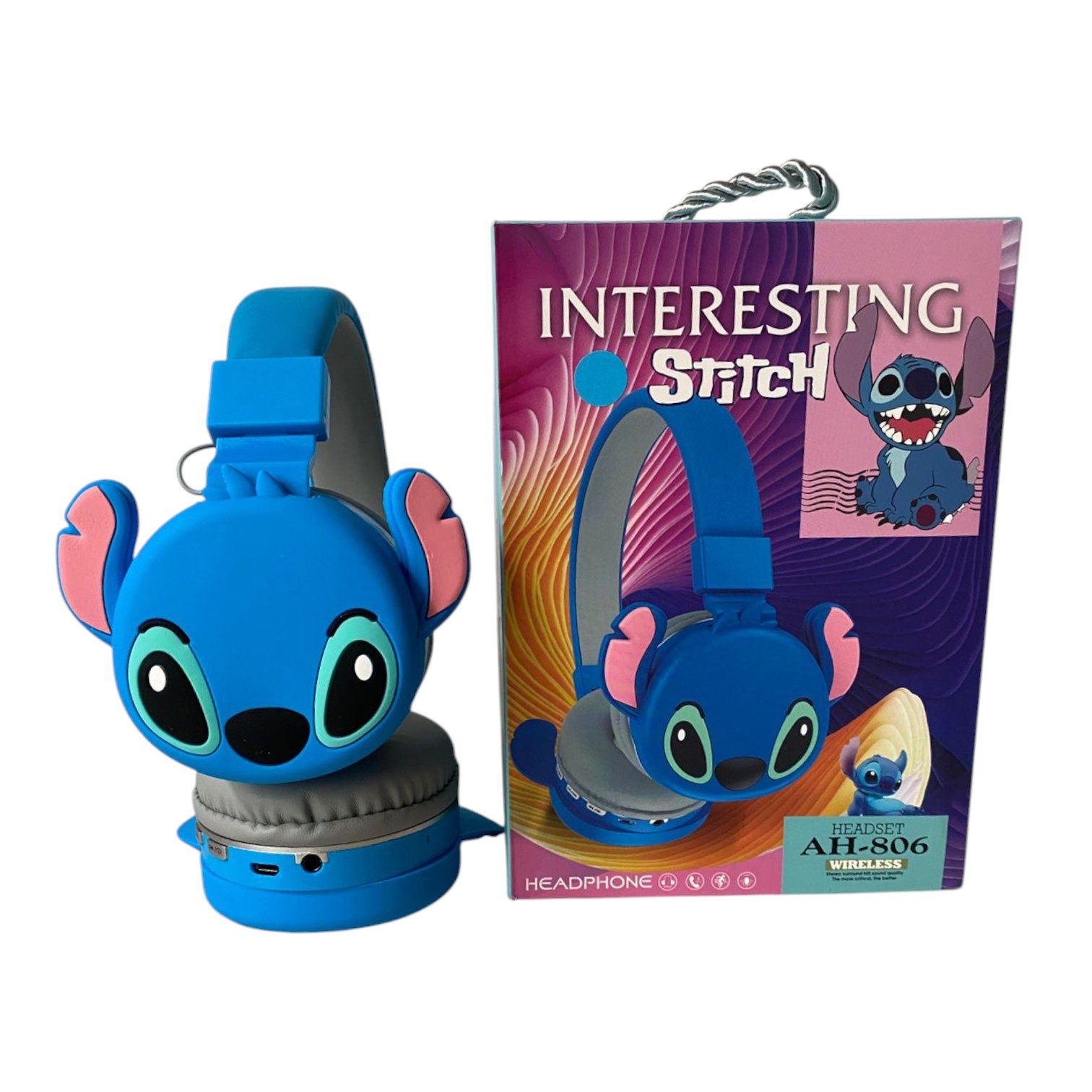 Audiófonos Diadema Bluetooth De Stitch 5